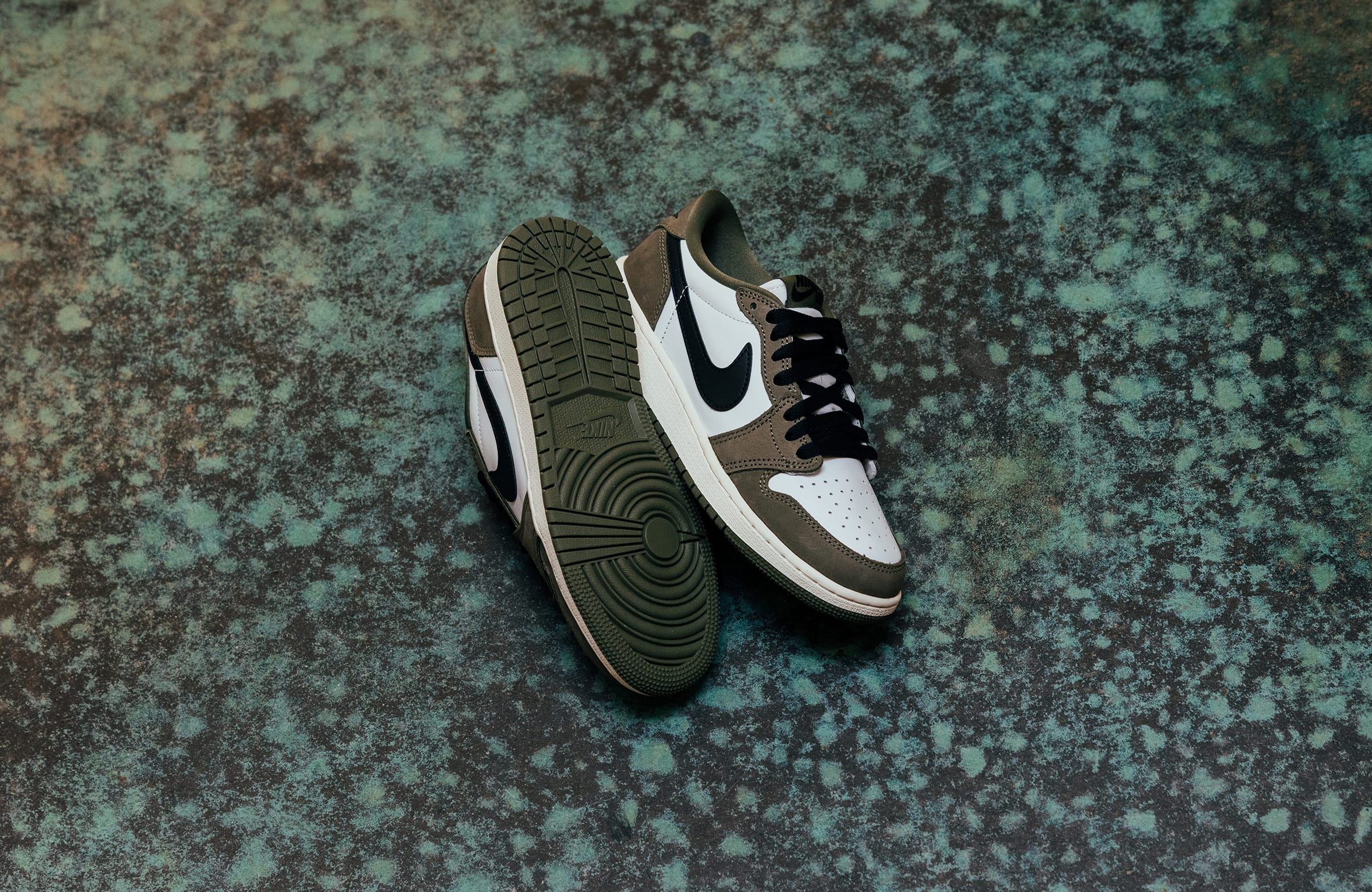 The Air Jordan 1 Retro Low OG “Medium Olive and Summit White” Is