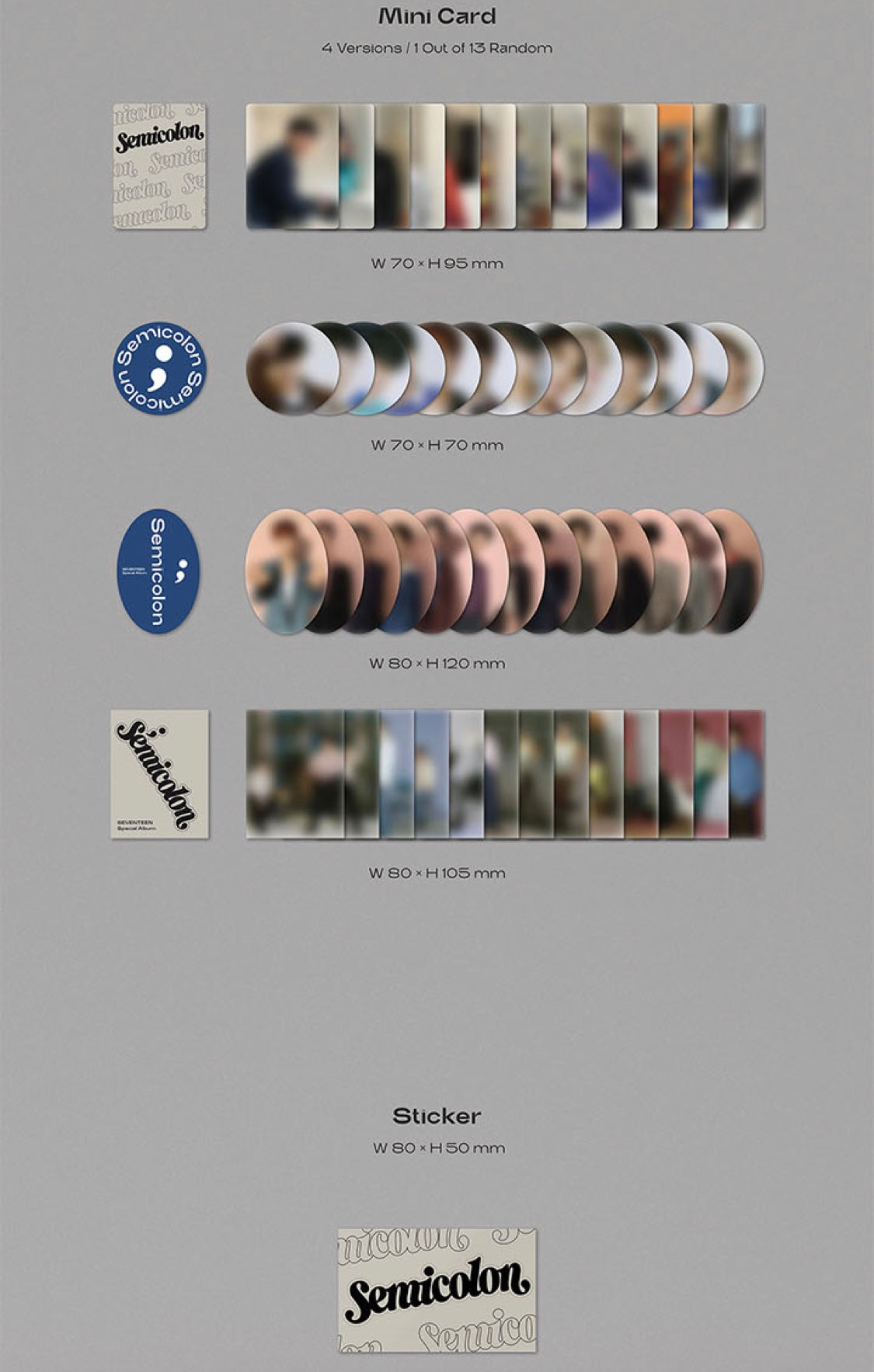 SEVENTEEN] Semicolon – krmerch