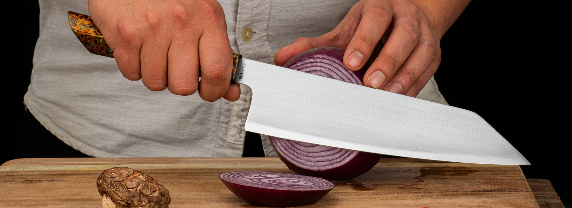 KATSU JK-S1, ZDP-189 Blade, Japanese Kiritsuke Kitchen Knife