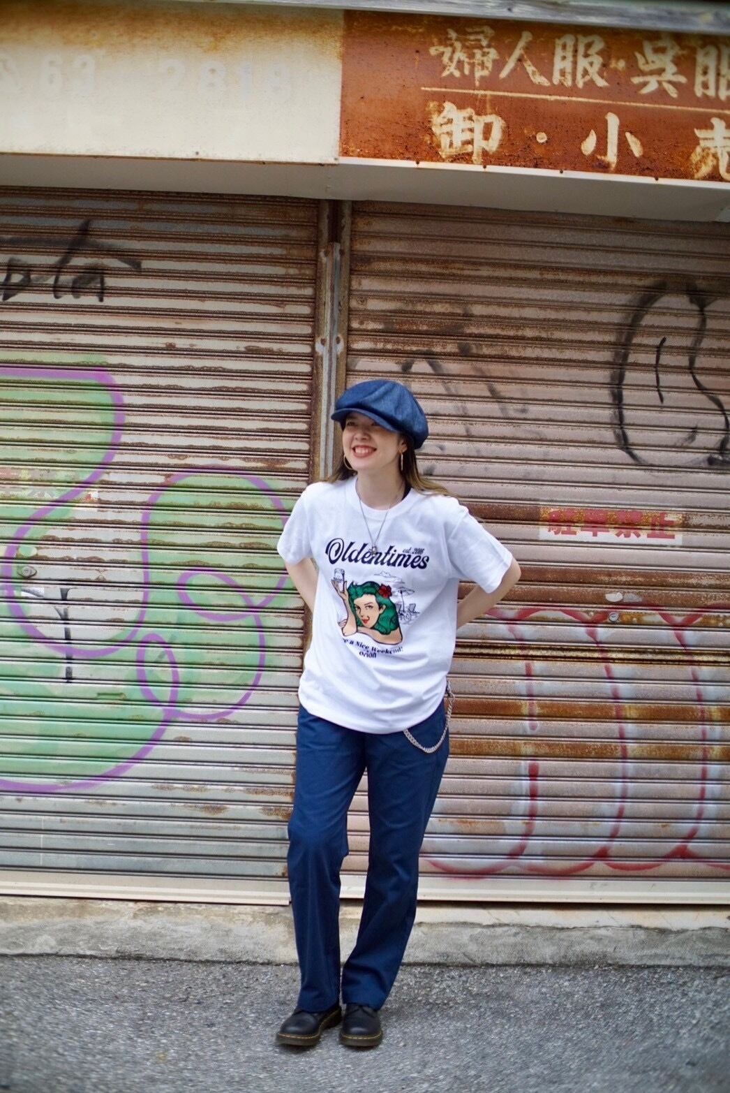 ORION×OLDENTIMES】2024夏 那覇桜坂Tシャツ カラー：ブラック