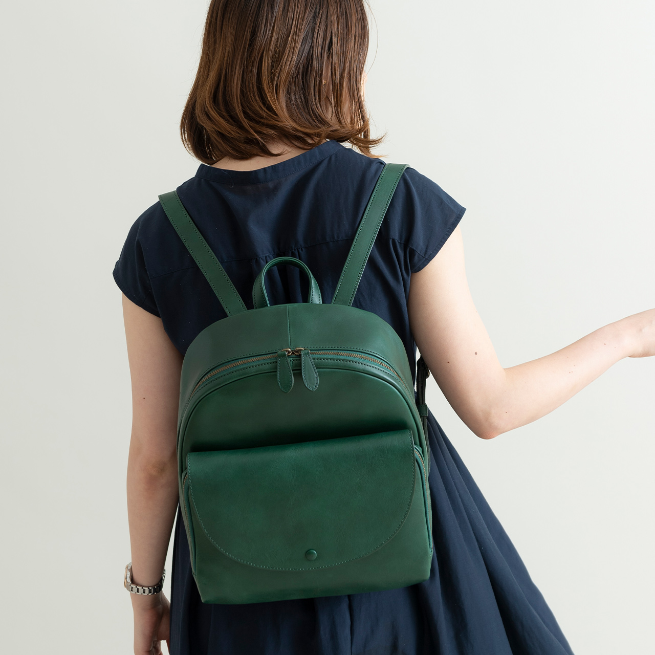 レザーバックパック | リュック 3カラー -IKUTA KABAN