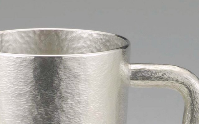 錫製のジョッキ 名入れ可 桐箱入り -大阪錫器