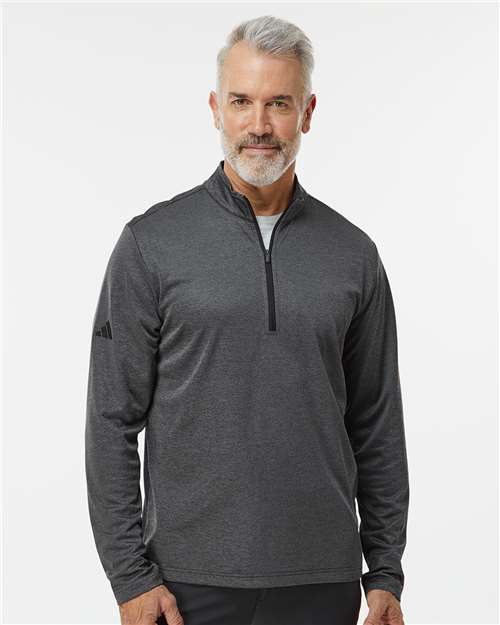 adidas A593 Men's Space Dyed 1/4-Zip Pullover | S&S