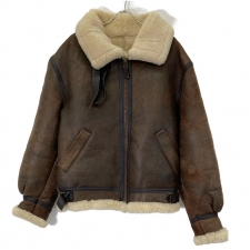 アヴィレックスの6131005 羊革/やぎ革 中綿入り ムートン ライダース