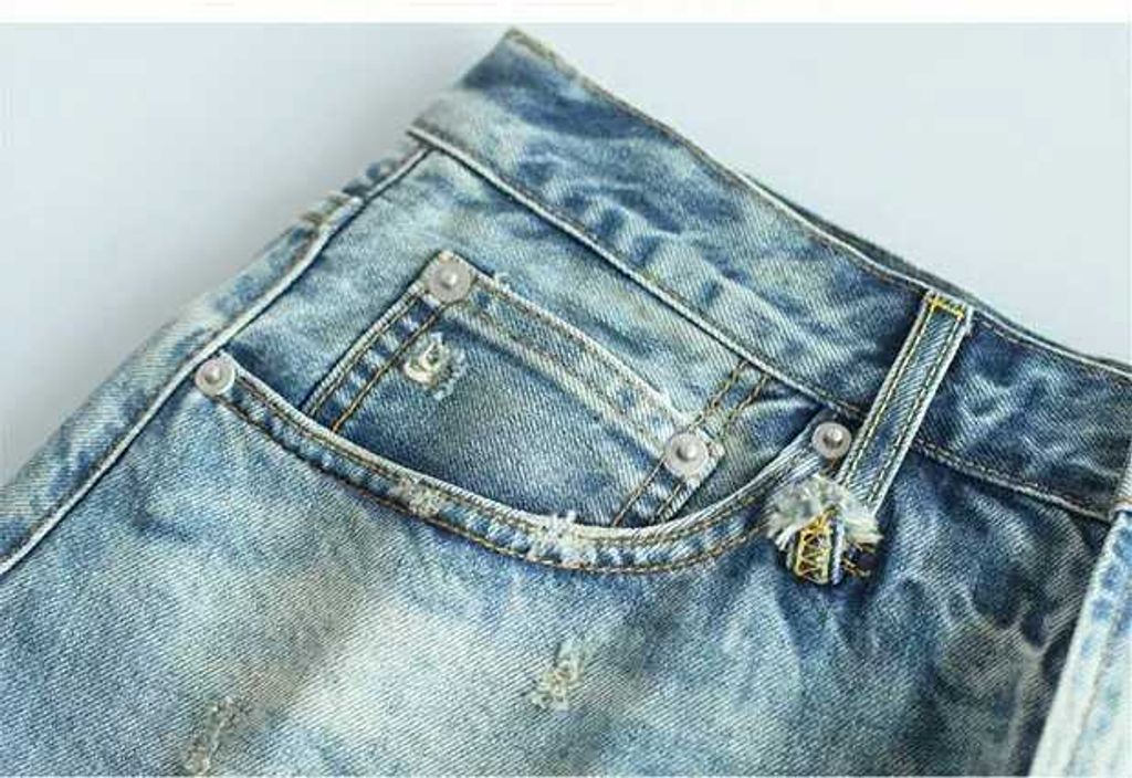 Indie Designs Double Classic Shredded Hem Jeans – Indie Designs