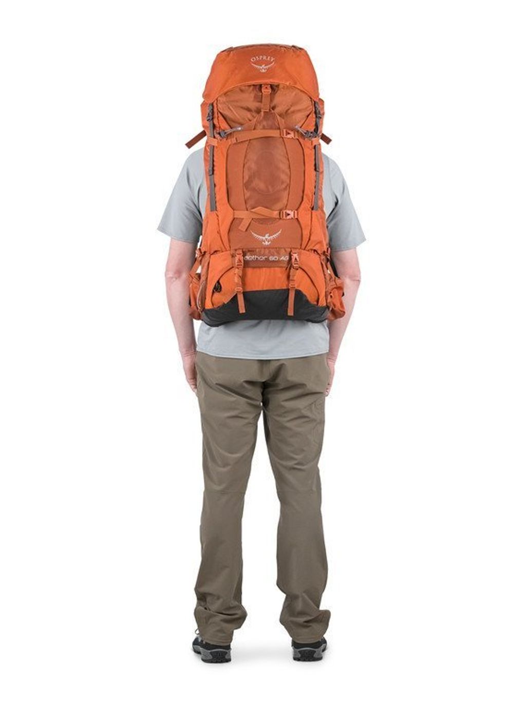 Osprey Aether AG 60 Outdoor Backpack with Daypack
