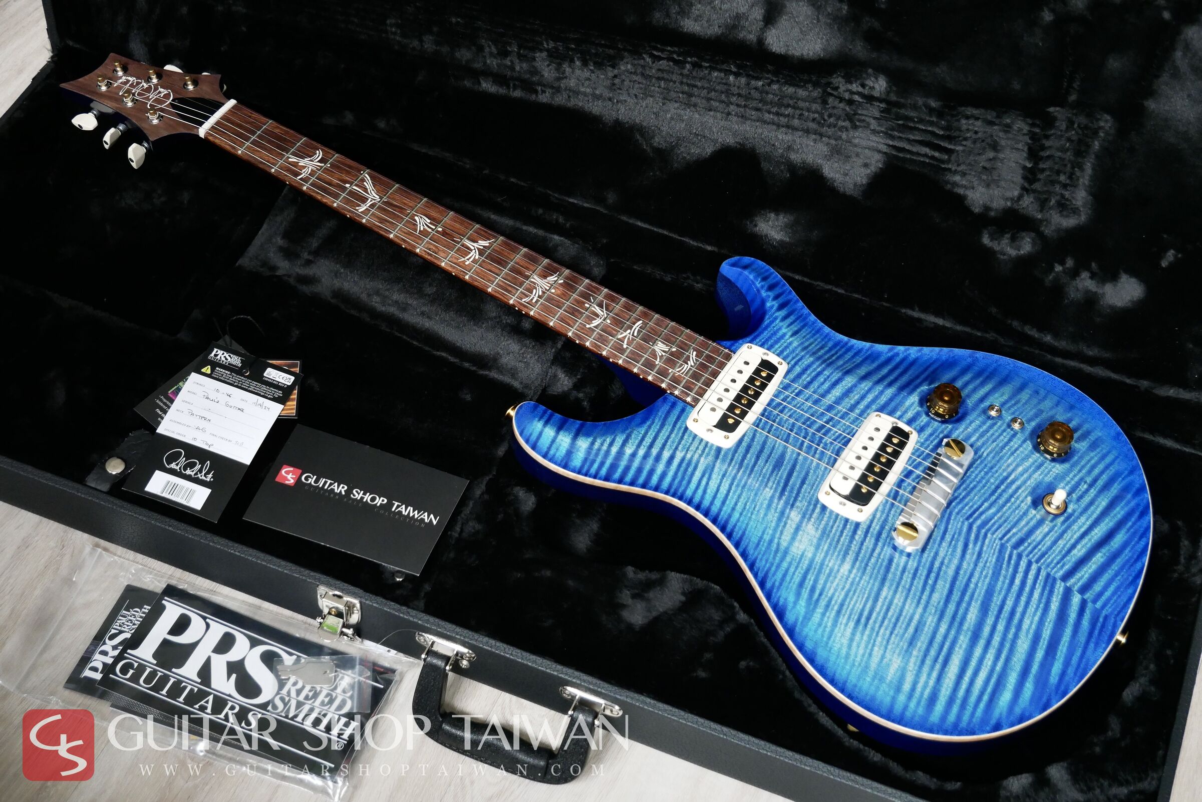 全新2024 PRS Paul's Guitar 10Top-Faded Blue Jean – Guitar Shop Taiwan