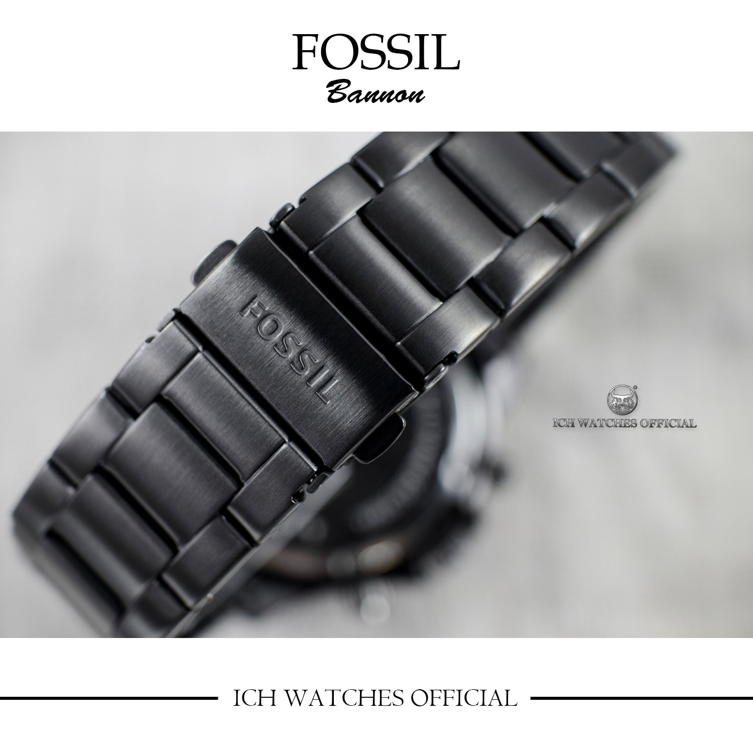 美國FOSSIL Bannon 系列三眼多功能腕錶– ICH.co