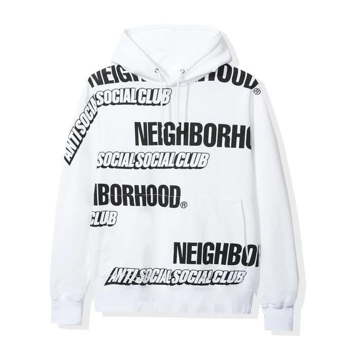Anti Social Social Club x Neighborhood -Japan Multi Hoodie白色