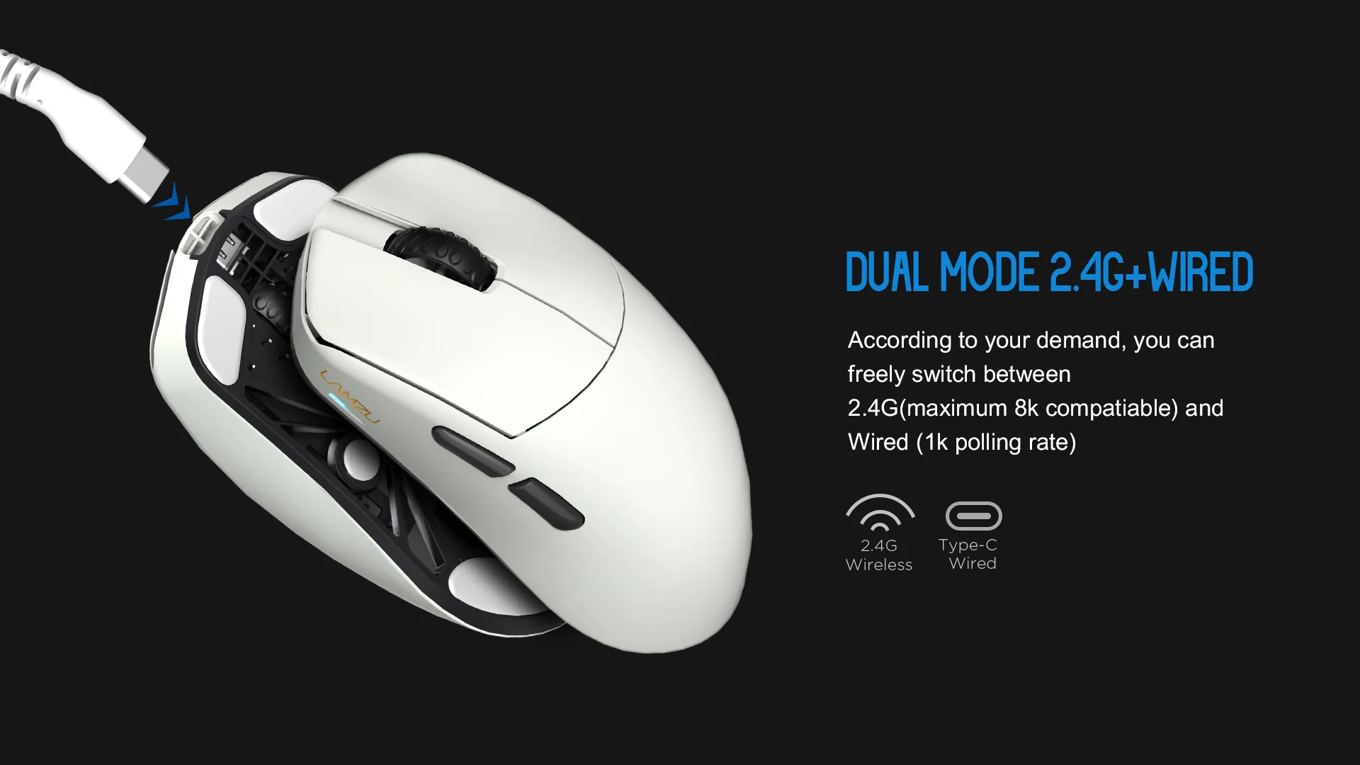 Lamzu Maya X 8K Wireless Gaming Mouse – Respawn Gaming Tech