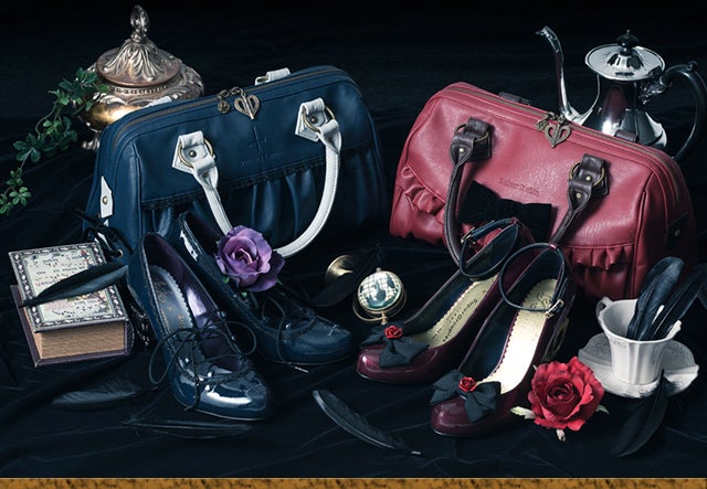 ローゼンメイデン』のパンプス、バッグは真紅と水銀燈モデル! ローゼン