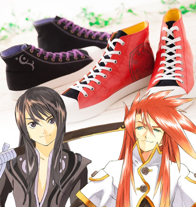 テイルズ オブ』シリーズからルークとユーリのコラボスニーカーが登場