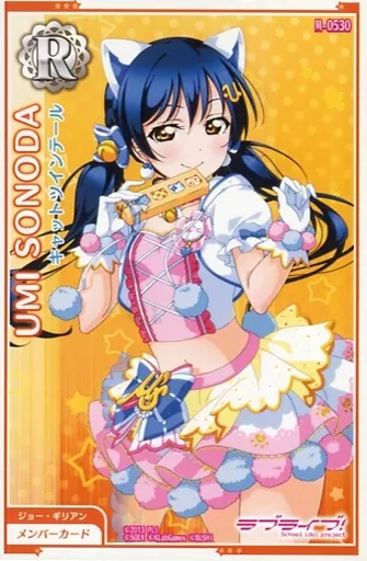 ラブライブ 園田海未キャットツインテール ラブライブ！スクフェスAC キャットツインテール 園田海未 高坂穂乃果