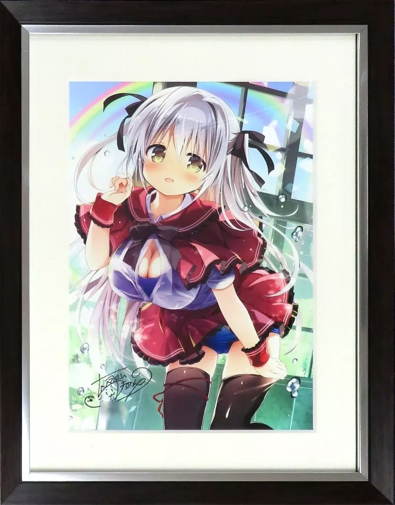 K-BOOKS あめとゆき ぶらんちゃん ジークレー 直筆サイン入り 限定15枚 50枚限定】 夏炉先生直筆サイン入り X-ART製 A3+サイズジークレー