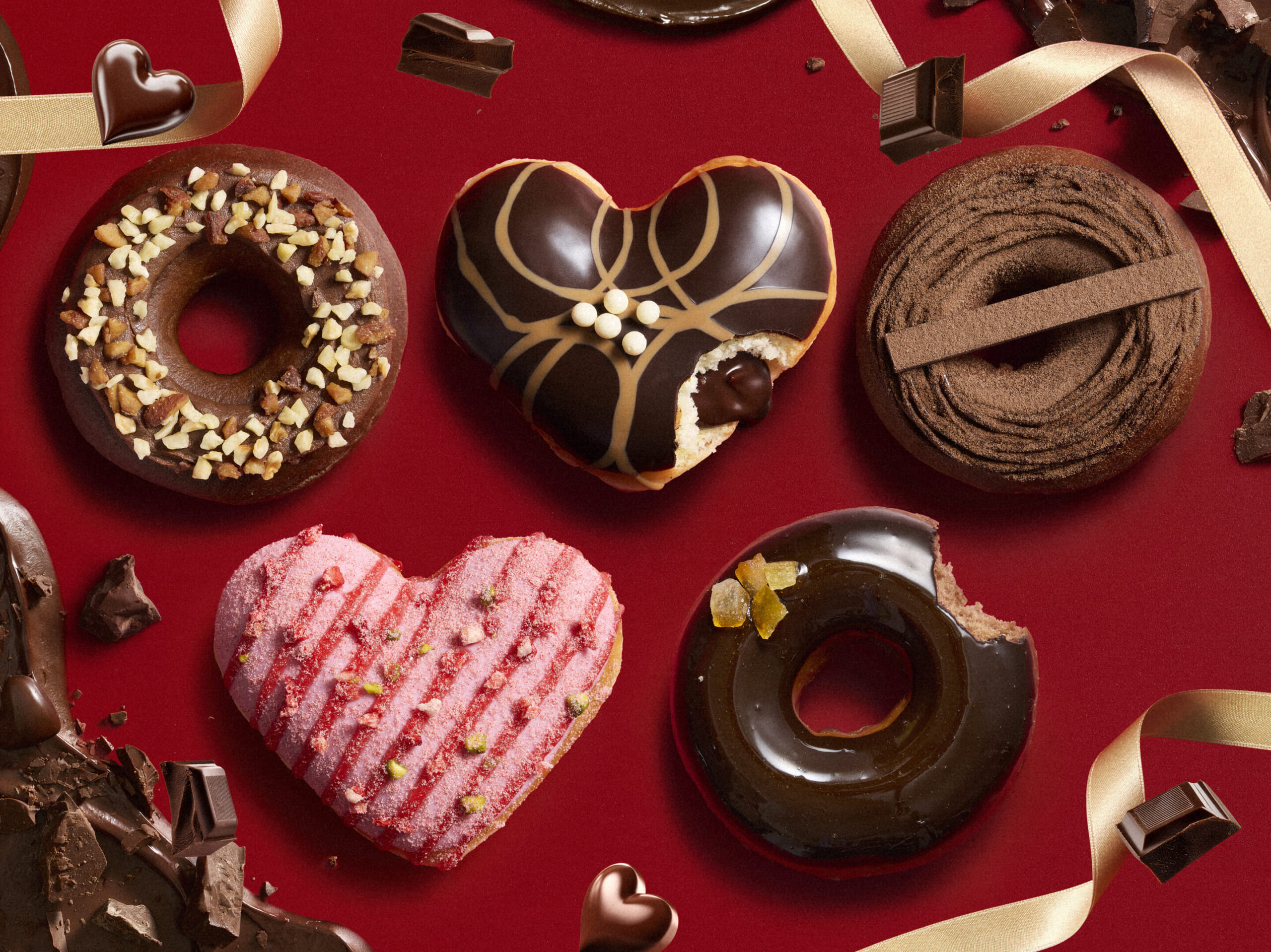 クリスピー・クリーム・ドーナツが本格ショコラドーナツ5種を期間限定