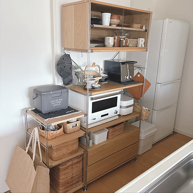 無印良品 ステンレスユニットシェルフのおすすめ商品とおしゃれな実例