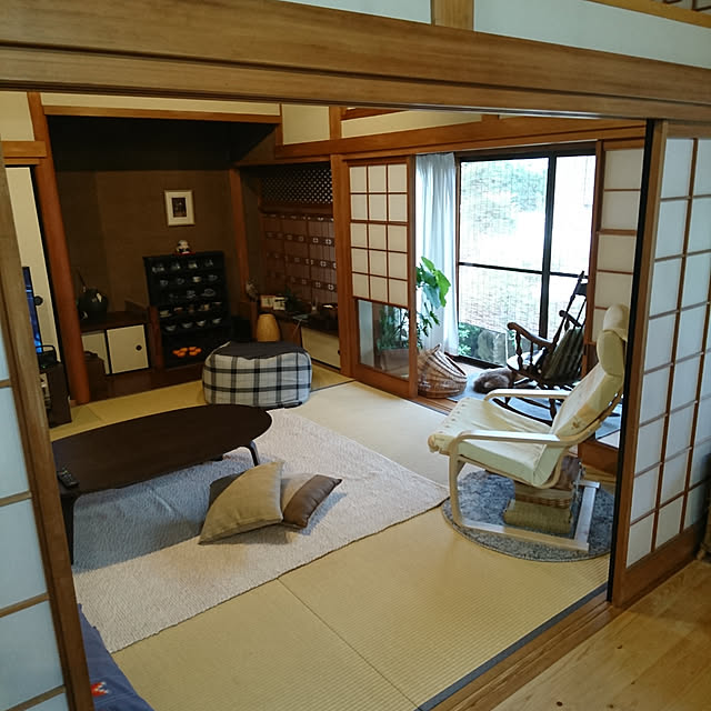 無印良品 楕円こたつ・本体・タモ材曲木脚・フラットヒーター／ダーク