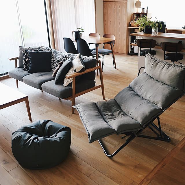 ニトリ パーソナルチェア(シーモス GY 布) - 通販 | 家具とインテリア