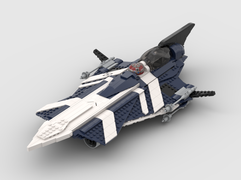 LEGO MOC Azure Angel (Anakin's custom Delta 7 Aethersprite) by