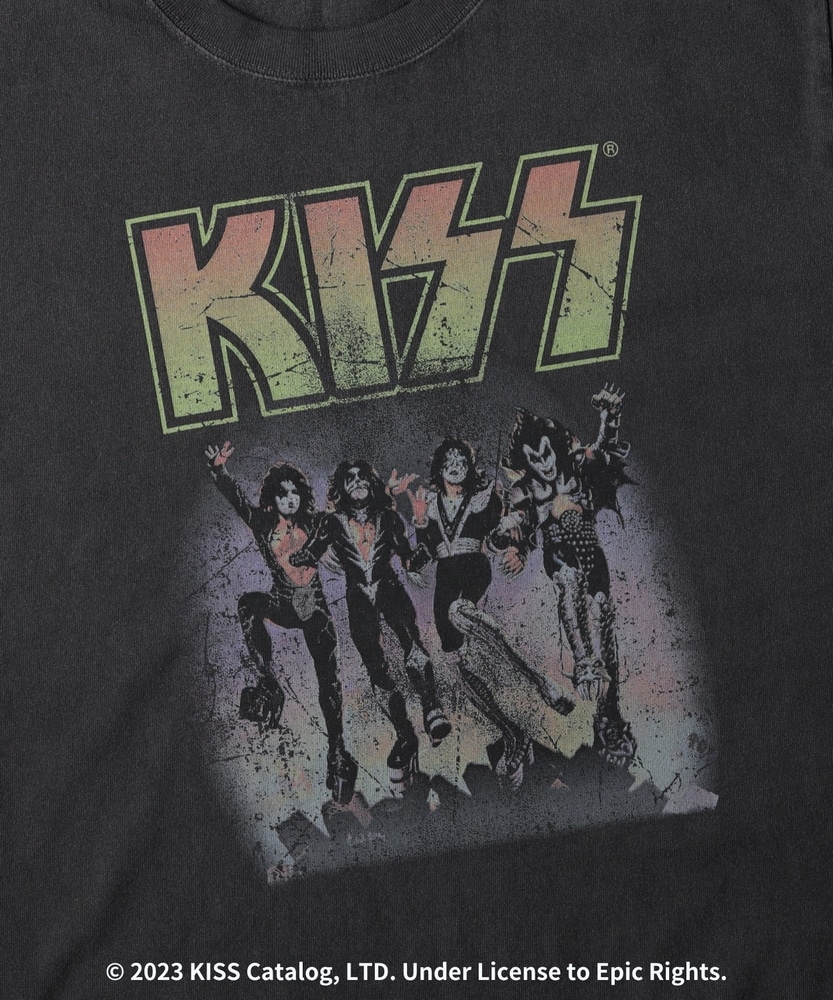 WEB限定】ヴィンテージ加工Tシャツ(ONE SIZE ブラック): トップス