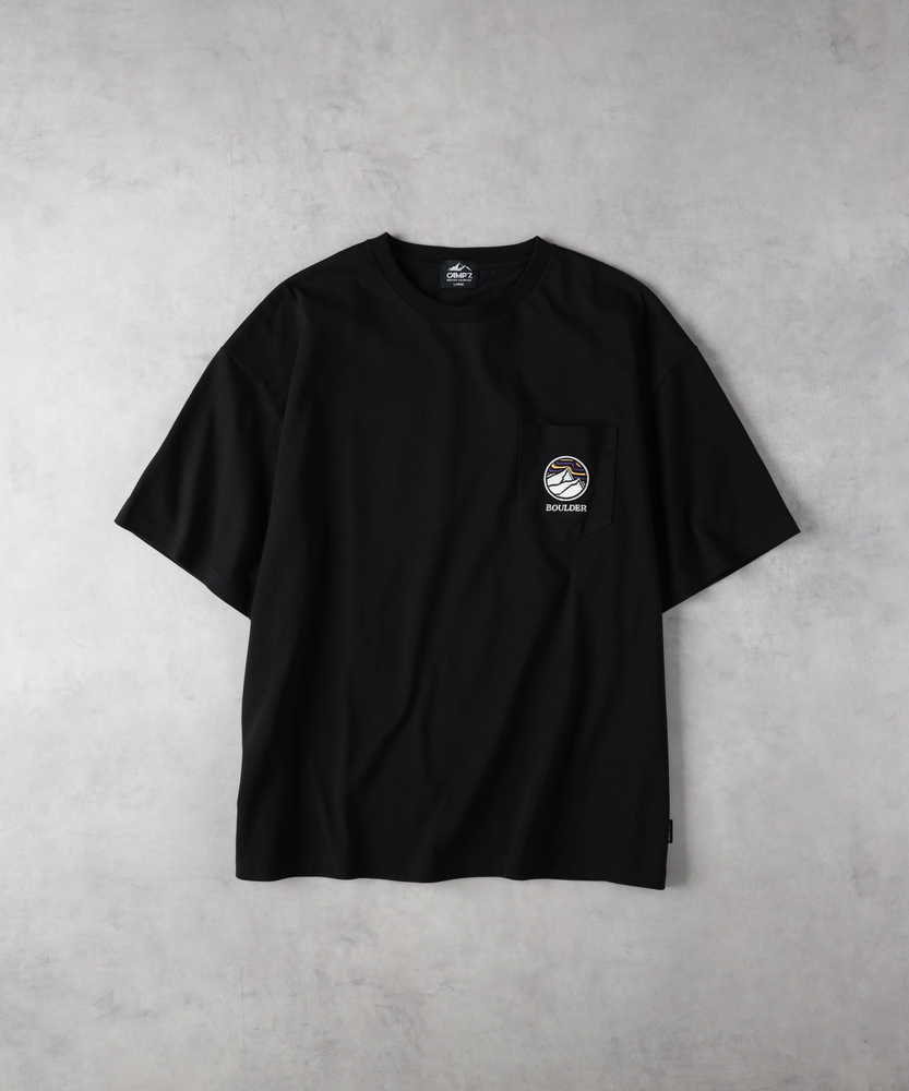 ロゴワッペン胸ポケットTシャツ(M ホワイト): トップス｜Right-on公式