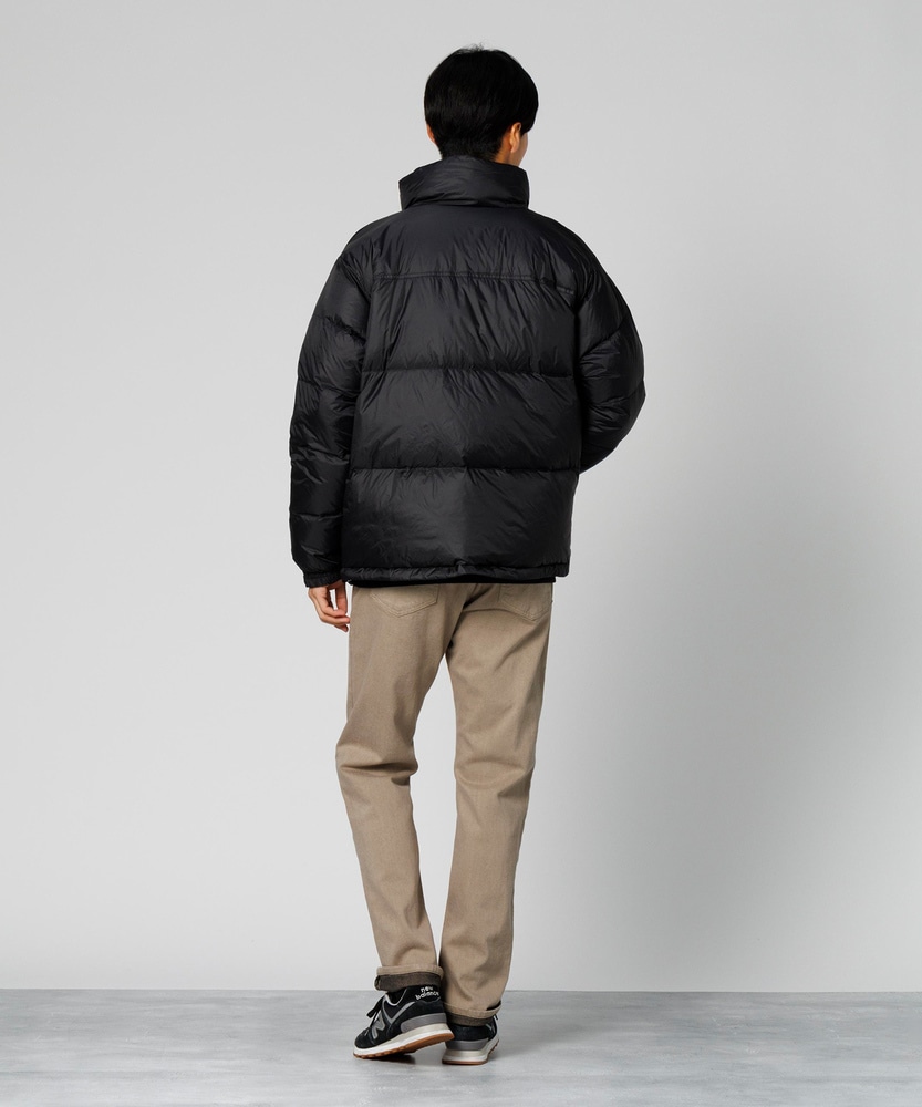 WEB限定】ナイロンミドルダウンジャケット(M ブラック): ジャケット