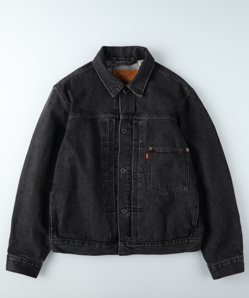 TYPE I トラッカージャケット ブラック STONEWASH(L ブラック