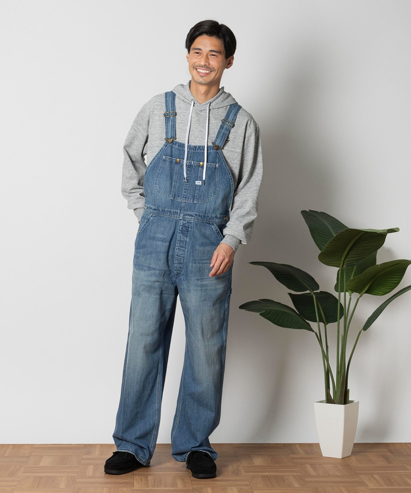 オーバーオール【自宅で試着、返品送料無料】(S 淡加工色