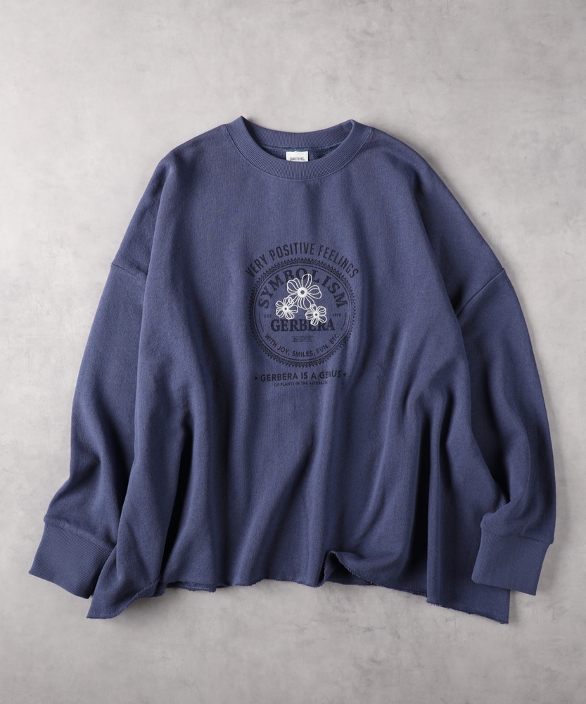 ガーベラロゴスウェット(ONE SIZE ブルー): トップス｜Right-on公式