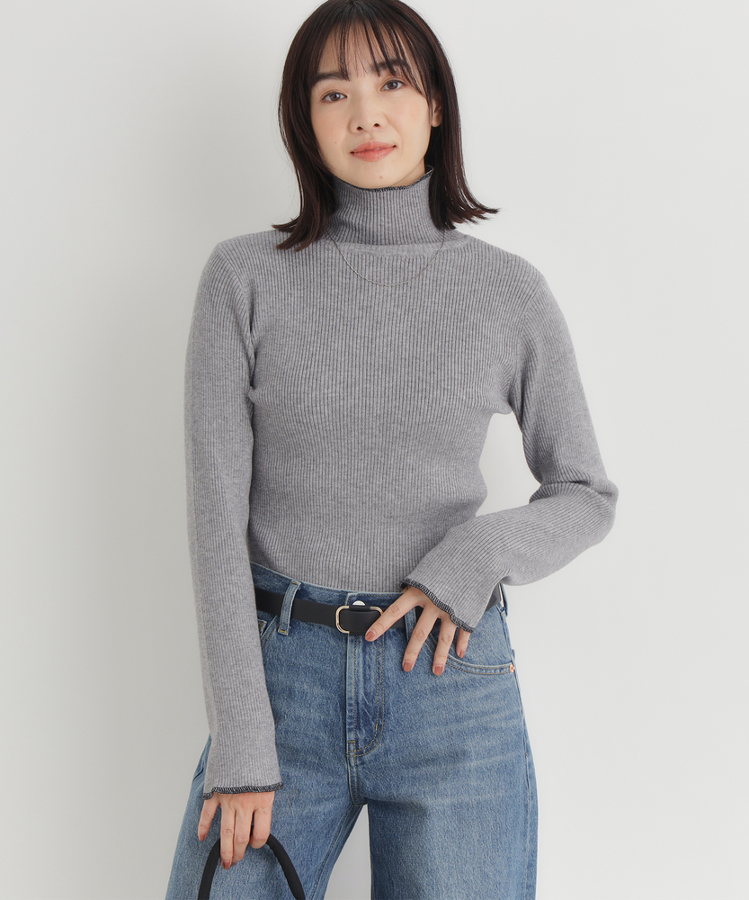 配色ハイネックセーター(M ブラック): トップス｜Right-on公式