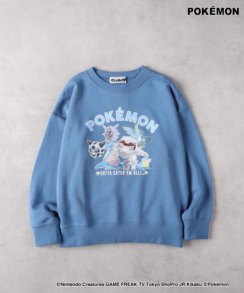 プリントスウェット(130 ブルー): トップス｜Right-on公式オンライン