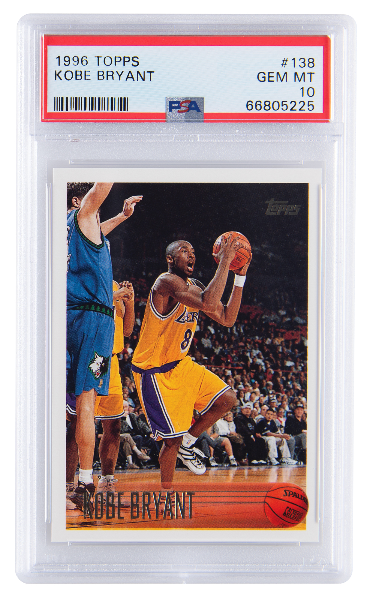 1996 Topps #138 Kobe Bryant RC - PSA GEM-MT 10 | RR Auction