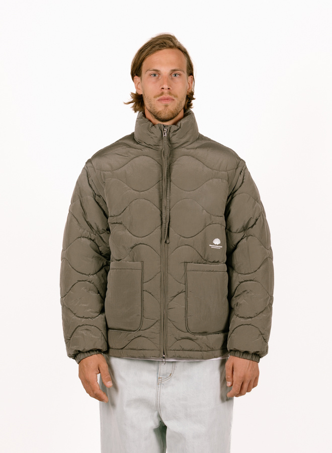 New Amsterdam Surf Association Detachable Jacket Dark Taupe