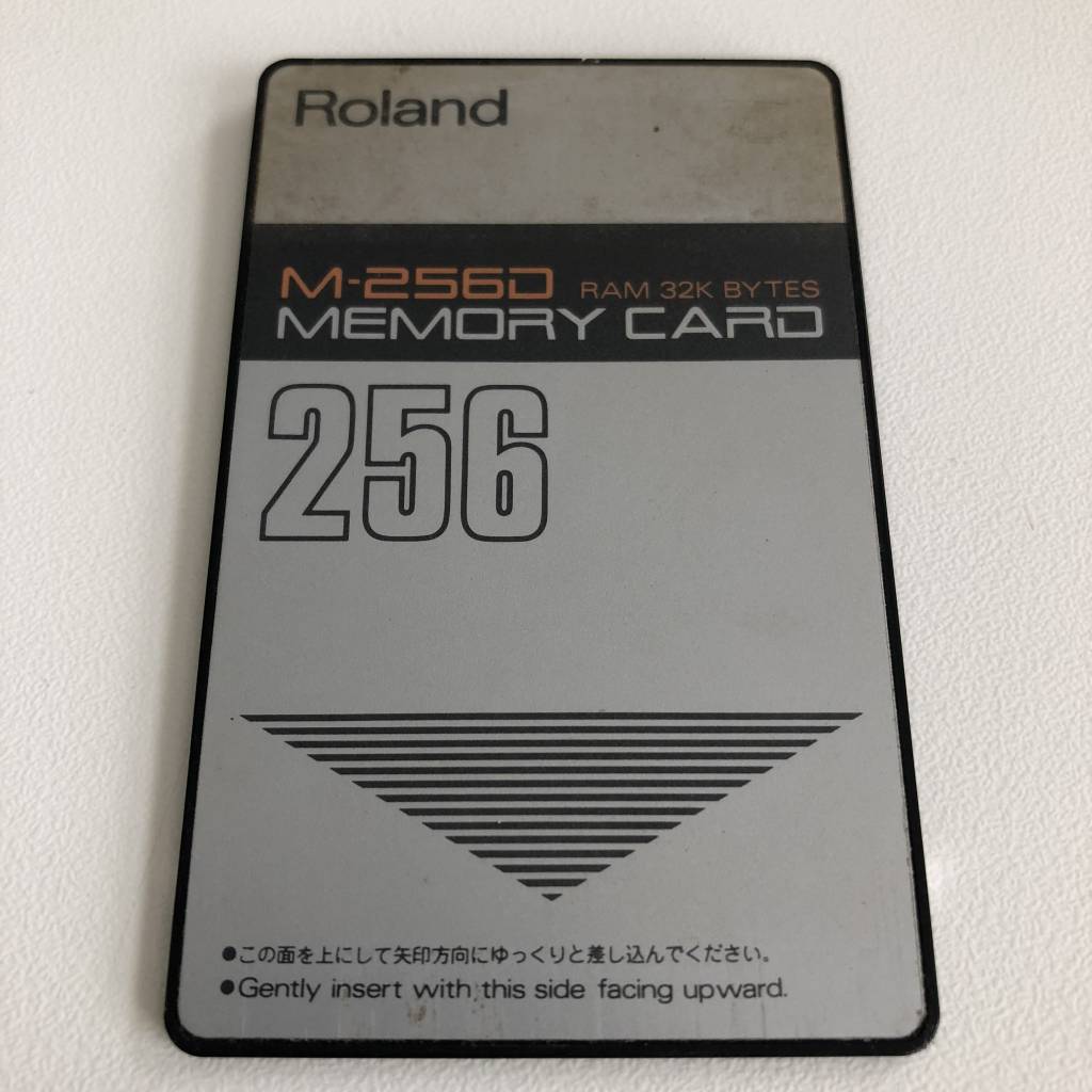 Roland M-256D Memory Card - Turnlab
