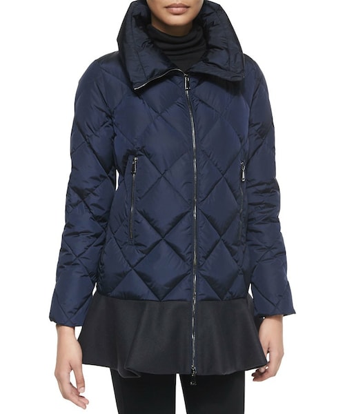 MONCLER（モンクレール）の「Moncler Vouglans Flounce-Hem Puffer