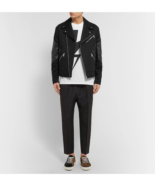 NEIL BARRETT（ニールバレット）の「Neil Barrett Leather-Panelled