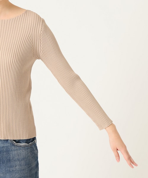 IENA（イエナ）の「《予約》R/N リブボートネックプルオーバー