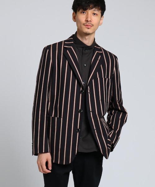 TAKEO KIKUCHI（タケオキクチ）の「マルチストライプ3つボタン