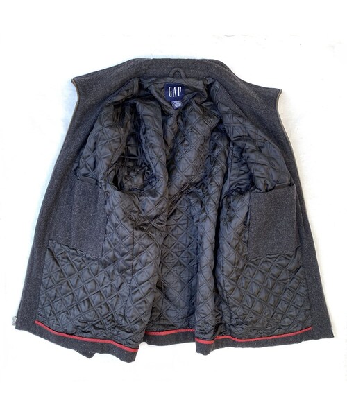 GAP（ギャップ）の「OLD GAP / Full Zip Wool Jacket / Black / Used