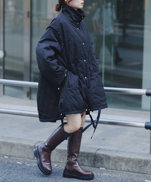 Kastane（カスタネ）の「【サイズ展開あり】キルティングリバーシブル