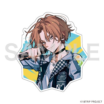 18TRIP ミニクリアステッカー 08/斜木 七基