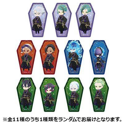 ディズニー ツイステッドワンダーランド トレーディング棺型缶バッジ