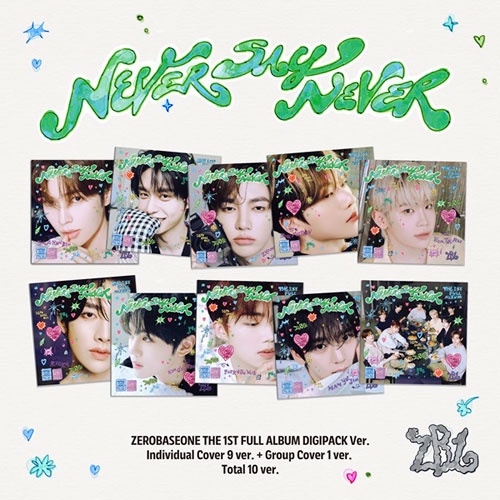 The 1st Full Album [NEVER SAY NEVER] (Digipack Ver.)(KIM JI WOONG