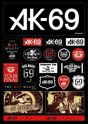 AK-69 THE RED MAGIC RELEASE TOUR FINAL ステッカーシート/AK-69