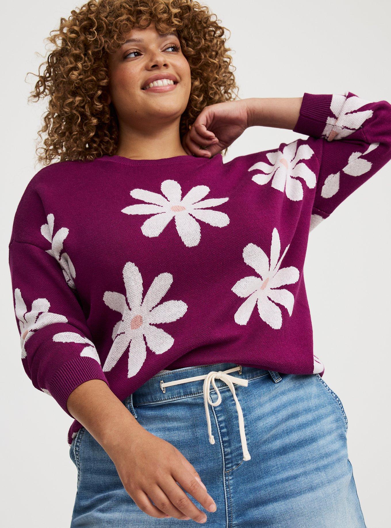 Plus Size - Pullover Crew Sweater - Torrid