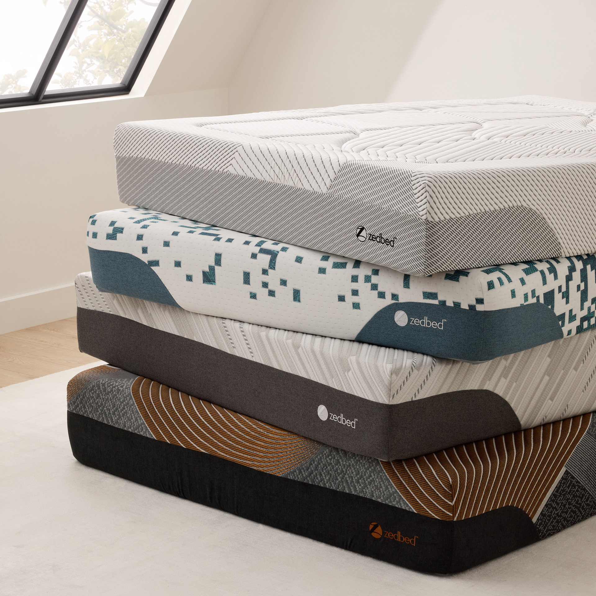 Bronz Hybrid Plush Mattress (Half-Queen) Zedbed | Tanguay