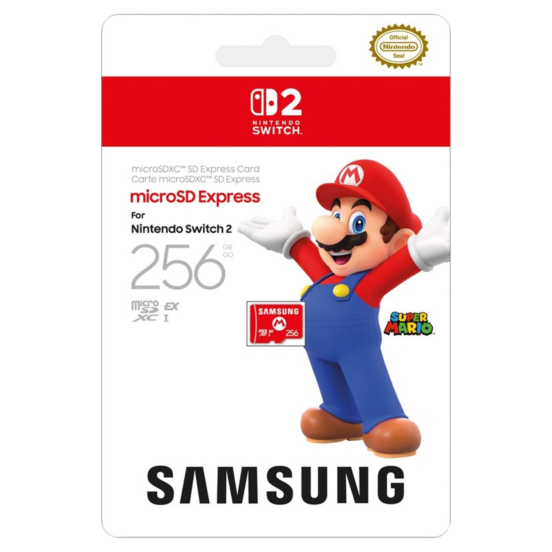 MicroSDExpress 256GB NS2 Card for Nintendo Switch 2 Samsung
