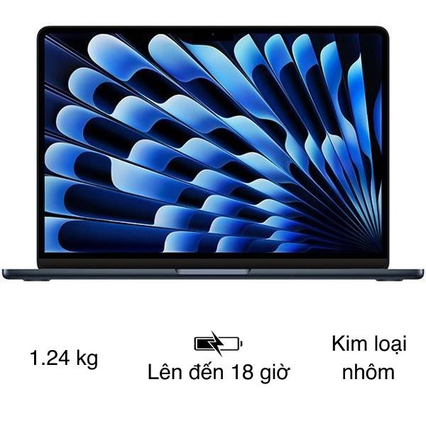 MacBook Air 13 inch M3 2024/16GB - Mới ra mắt