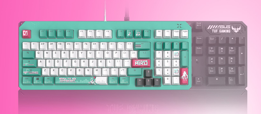 ASUS エイスース TUF Gaming K3 Gen II Hatsune Miku Edition｜ツクモ
