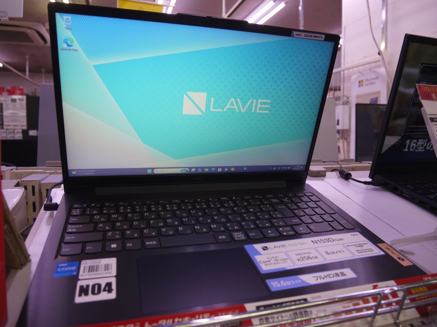 NEC エヌイーシー ノートPC LAVIE N15 Slim PC-N153DGAB [15.6型 /i3